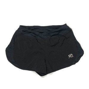 FS Womens Sports Size LG Black Pull On Athletic Shorts